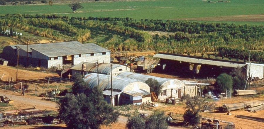 כך נראה צפון הקיבוץ - איזור חדר אוכל הראשון (2)