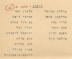 רשימת רימון