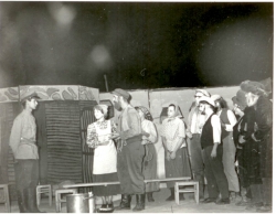 Fiddler Roof Fr l to r we think-Joey Peimer-Judy Schonebaum-Eddie Silver- -- -Libby Bresalier-Joel Bulkin-Libby Miransky-Judy Schottenfeld-Trudy Litt