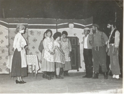 Fiddler on the Roof' From l to r we think Judy Schonebaum- Ruthie Reich-Naomi Gale-Lillian Shaw-Tsippi Rudy-Jackie Steinberg-Eddie Silver-Normie Schultz