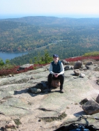 Phyllis (Ginger) Safer in Acadia National Park, Maine.