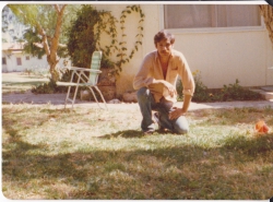 fr Cheryl Fehlberg 1974, a volunteer on Kibbutz Gesher Haziv