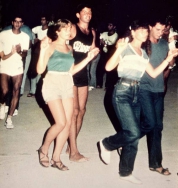 fr ingrid Folk Dancing at Achziv